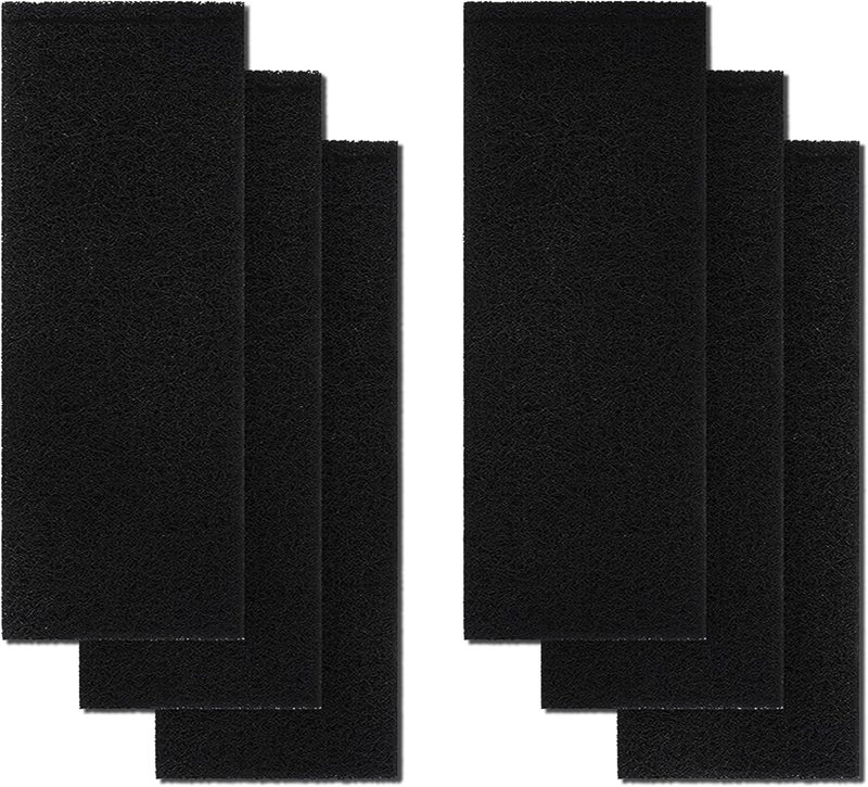 KOTESLLOE Carbon Filters for Litter Box Automated, 6 Pack Replacement Filters 9"×3" Thickened Type, Activated Carbon Filters Absorb Odor & Dust Control Moisture - Image 1